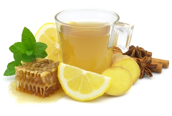Чай с медом и лимоном